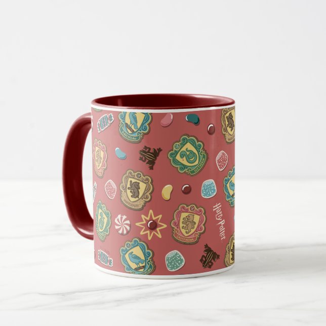 HOGWARTS™ Houses Holiday Cookie Pattern Mug (Front Left)