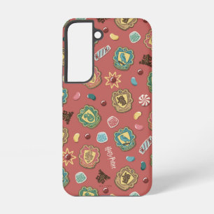 HOGWARTS™ Houses Holiday Cookie Pattern Samsung Galaxy Case