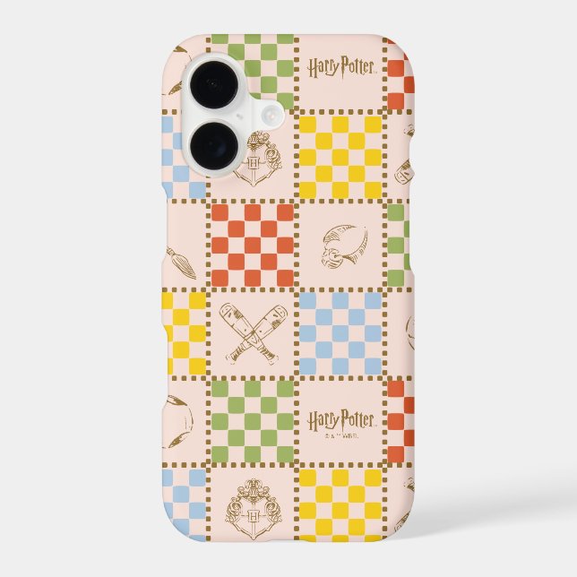 HOGWARTS™ QUIDDITCH™ Team Checker Pattern (Verso)