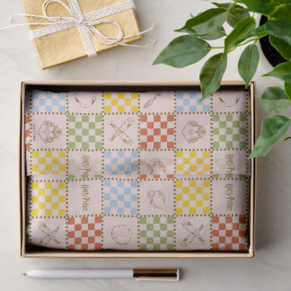HOGWARTS™ QUIDDITCH™ Team Chequered Pattern Tissue Paper