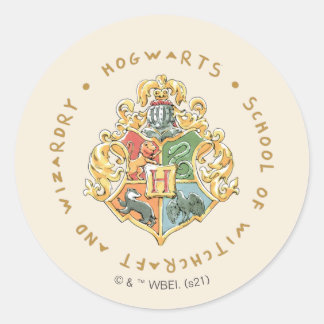 HOGWARTS™ School of Witchcraft and Wizardry Classic Round Sticker