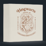HOGWARTS™ School of Witchcraft and Wizardry Crest Binder<br><div class="desc">Honor the legacy of the wizarding world with this timeless Hogwarts™ School of Witchcraft & Wizardry crest design. Featuring the iconic four-house shield — lion, serpent, badger, and eagle — this elegant artwork represents the unity and tradition of Gryffindor™, Slytherin™, Hufflepuff™, and Ravenclaw™. Rendered in a refined, vintage-inspired line style,...</div>