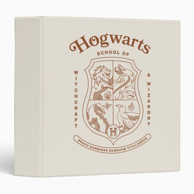 HOGWARTS™ School of Witchcraft and Wizardry Crest Binder (Front/Spine)
