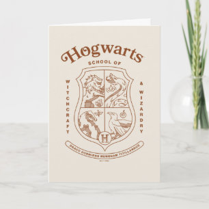 HOGWARTS™ School of Witchcraft and Wizardry Crest Card