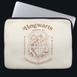 HOGWARTS™ School of Witchcraft and Wizardry Crest Laptop Sleeve<br><div class="desc">Honor the legacy of the wizarding world with this timeless Hogwarts™ School of Witchcraft & Wizardry crest design. Featuring the iconic four-house shield — lion, serpent, badger, and eagle — this elegant artwork represents the unity and tradition of Gryffindor™, Slytherin™, Hufflepuff™, and Ravenclaw™. Rendered in a refined, vintage-inspired line style,...</div>