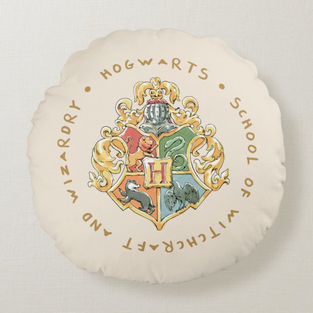 HOGWARTS™ School of Witchcraft and Wizardry Round Pillow (Front)
