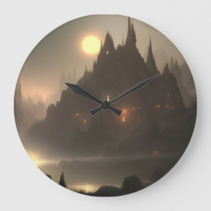 Hogwarts wall clock