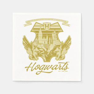 HOGWARTS™ Winged Shield Graphic Napkin