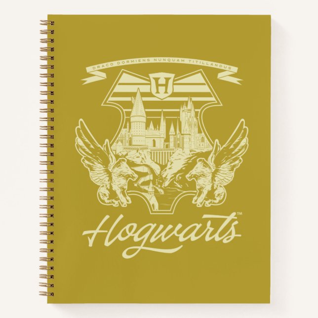 HOGWARTS™ Winged Shield Graphic Notebook (Front)