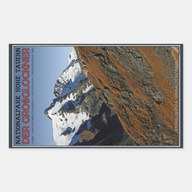 Hohe Tauern - Großglockner Sticker (Front)