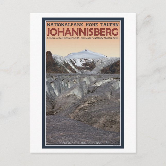 Hohe Tauern - Johannisberg Postcard (Front)