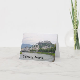 Hohensalzburg Castle, Salzburg, Austria Note Card