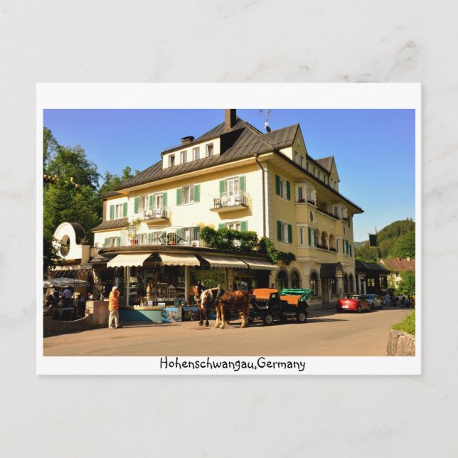 Hohenschwangau Germany Postcard (Front)