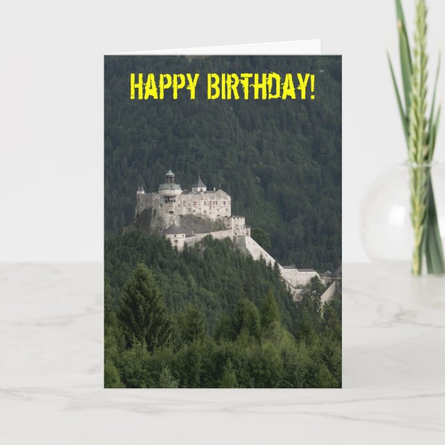 Hohenwerfen Castle Card (Front)