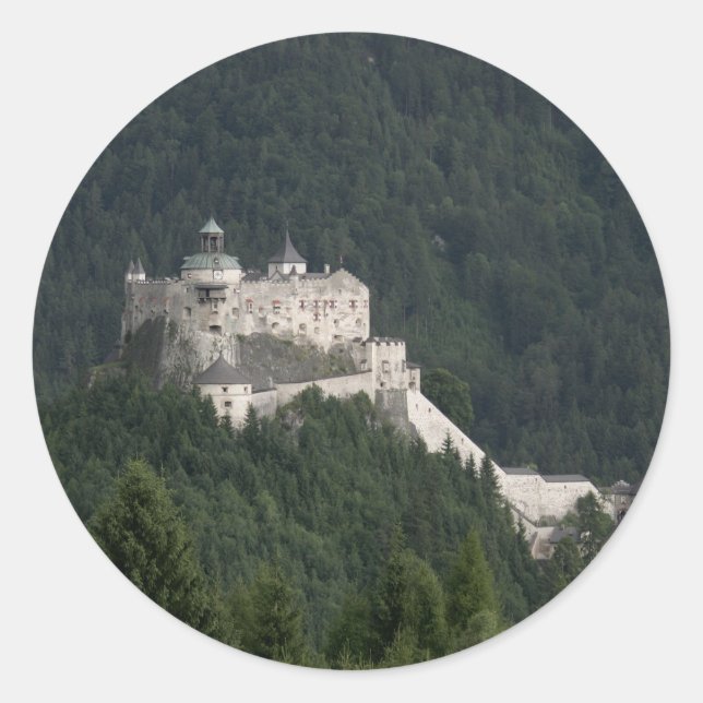 Hohenwerfen Castle Classic Round Sticker (Front)