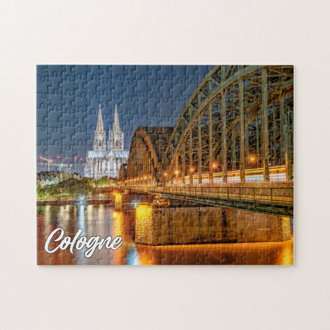Hohenzollern Bridge, Cologne, Germany Jigsaw Puzzle (Horizontal)