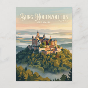 Hohenzollern Castle Germany Postcard