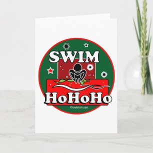 HoHo Christmas Swim Holiday Card