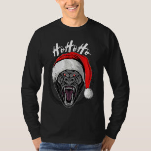 Hohoho Christmas Gorilla Costume Gorilla Christma T-Shirt