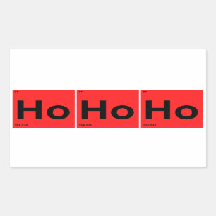 HoHoHo Christmas Santa Speak Sticker