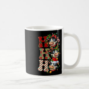 Hohoho Cows Santa Claus Hat Reindeer Merry Christm Coffee Mug