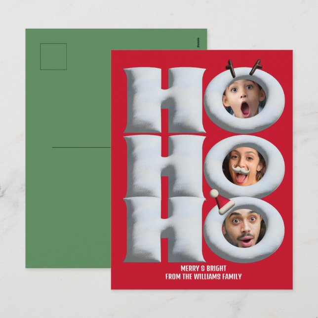 HOHOHO! Create your own holiday card! (Front/Back)