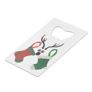 HOHOHO! Have a Nice Christmas Day With Compassion Credit Card Bottle Opener