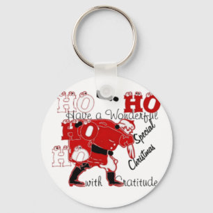 HOHOHO Have a Wonderful Christmas With Gratitude Keychain
