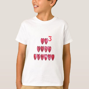 Hohoho Hearts Santa Cool  T-Shirt