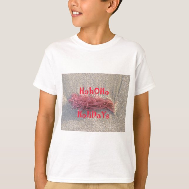 Hohoho Holidays from the Beach T-Shirt (Front)