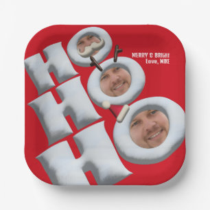 HOHOHO! It's me! holiday Party Paper Plate