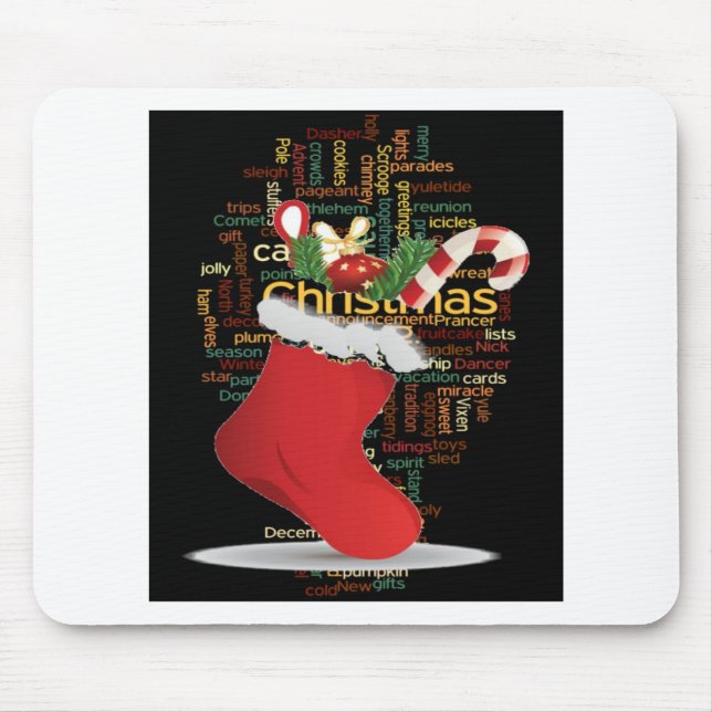 HoHoHo! Merry Christmas GIFTS and a Happy New Year Mouse Pad (Front)