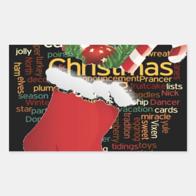 HoHoHo! Merry Christmas GIFTS and a Happy New Year Sticker (Front)
