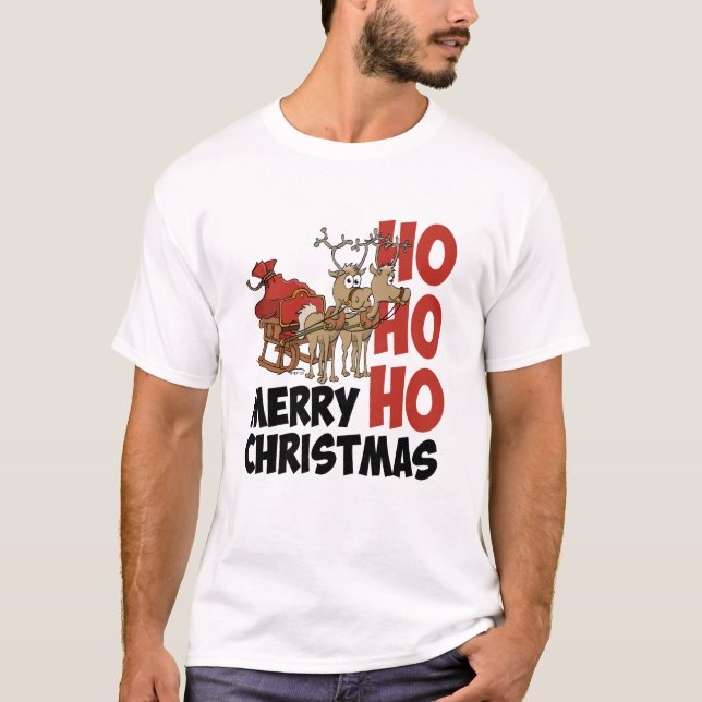 Hohoho Merry Christmas. T-Shirt (Front)