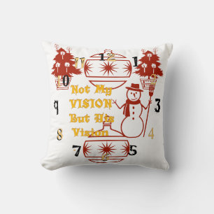 Hohoho! Merry Christmas vision Happy New Year Throw Pillow