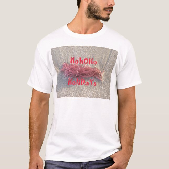Hohoho vacances de la plage T-Shirt (Devant)