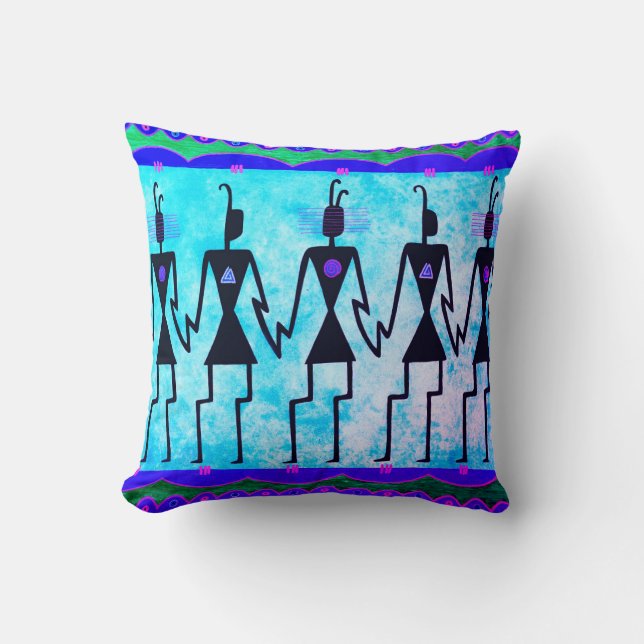 Hohokum Throw Pillow (Front)