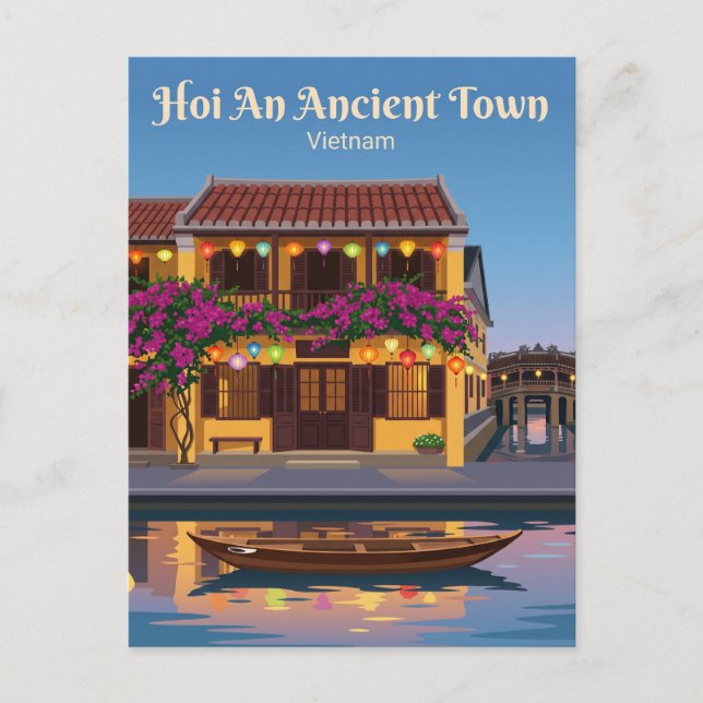 Hoi An Ancient Town Vietnam Postcard (Front)