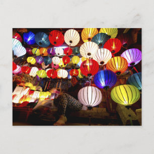 Hoi An Lantern Lady Postcard