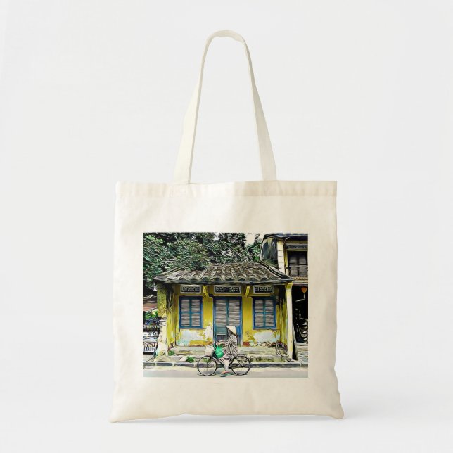 Hoi An, Vietnam Bicycle Tote Bag (Front)