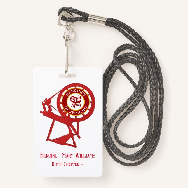 HOJ BADGE (Front with Lanyard)