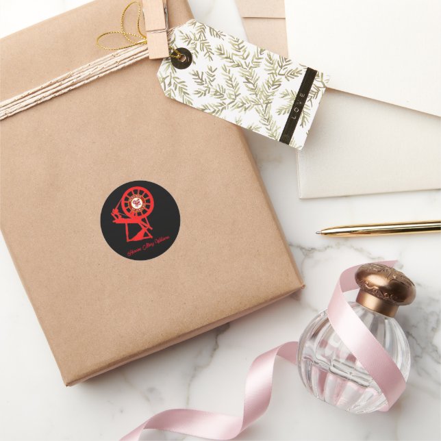 HOJ CLASSIC ROUND STICKER (Gifting)