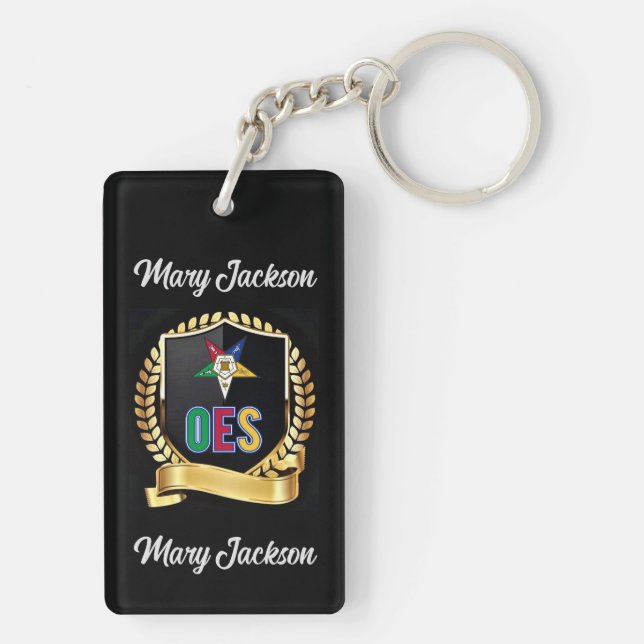 HOJ / OES KEYCHAIN (Back)