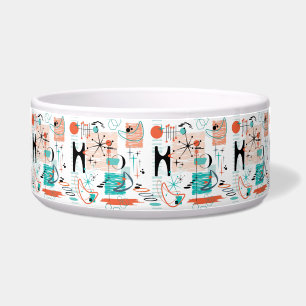 HoJo Retro Ceramic Pet Bowl