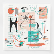 HoJo Retro Paper Dinner Napkins