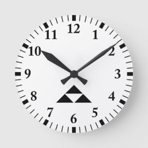 HOJO SCALE ROUND WALL CLOCK