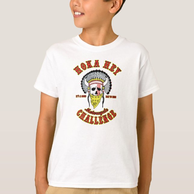 Hoka Hey Challenge Kids Tees (Front)