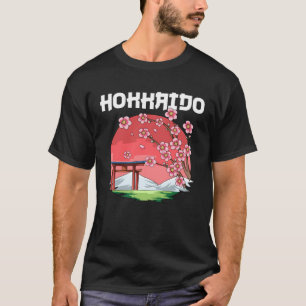 Hokkaido Kyokujitsuki Sakura Japan T-Shirt