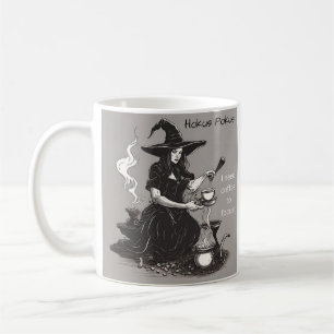 Hokos pokus I need coffee to focus Coffee Mug