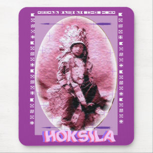 HOKSILA ~means 'boy' in (Sioux) Lakhotah Mouse Pad
